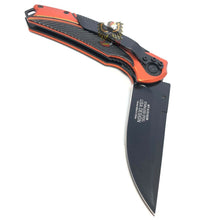 Load image into Gallery viewer, ORANGE ASSISTED OPENING DROP POINT LINERLOCK FOLDING EVERYDAY CARRY POCKET KNIFE