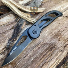 Load image into Gallery viewer, FRAMELOCK FOLDING POCKET EVERYDAY CARRY SHARP KNIFE BLACK FINISH ROUGH RYDER