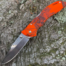 Load image into Gallery viewer, BUCK KNIVES BANTAM BLW KNIFE MOSSY OAK ORANGE CAMO