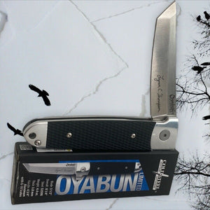 LIMITED EDITION COLD STEEL  OYABUN FLIPPER KNIFE 3.5" S35VN TANTO BLADE