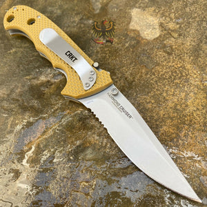 CRKT HAMMOND DESERT CRUISER  LINERLOCK FOLDING EVERY DAY CARRY POCKET KNIFE