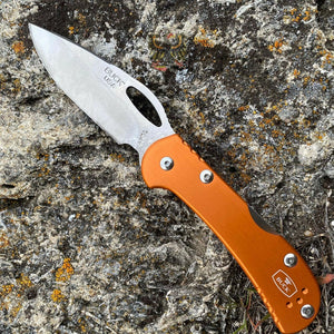 BUCK KNIVES MINI SPITFIRE LOCKBACK KNIFE ORANGE BSA LOCKBACK