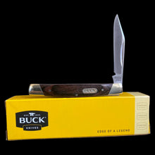 Load image into Gallery viewer, BUCK  SOLO FOLDING EVERY DAY CARRY POCKET KNIFE WITH WOOD HANDLE