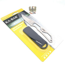 Load image into Gallery viewer, KA-BAR JAROSZ SKELETON FIXED BLADE NECK KNIFE WITH HARD SHEATH