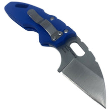 Load image into Gallery viewer, COLD STEEL  MINI TUFF LITE FOLDING KNIFE 2&quot; WHARNCLIFFE BLADE, BLUE GRIV-EX HAND