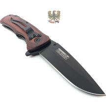 Load image into Gallery viewer, TAC FORCE ASSISTED OPENING LINERLOCK FOLDING POCKET WITH PAKKAWOOD EAGLE HANDLE