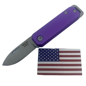 BEAR & SON SMALL SLIP JOINT EVERY DAY CARRY POCKET KNIFE PURPLE