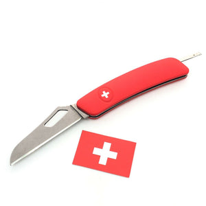 SWIZA GARDEN FLORAL RAZOR  SHARP KNIFE RED