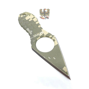 TACTICAL MILITARY NECK FIXED BLADE KNIFE MTECH