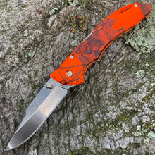 Load image into Gallery viewer, BUCK KNIVES BANTAM BLW KNIFE MOSSY OAK ORANGE CAMO