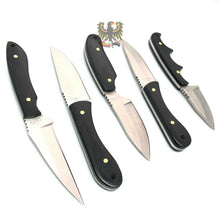Load image into Gallery viewer, RITE EDGE FIVE PIECE SET FIXED BLADE KNIFE COOL KNIVES