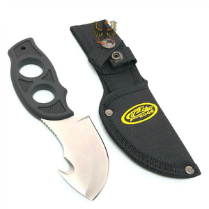 FINGERGRIP SKINNING KNIFE RITE EDGE GUTHOOK HUNTER THUMG RIDGE FIX BLADE